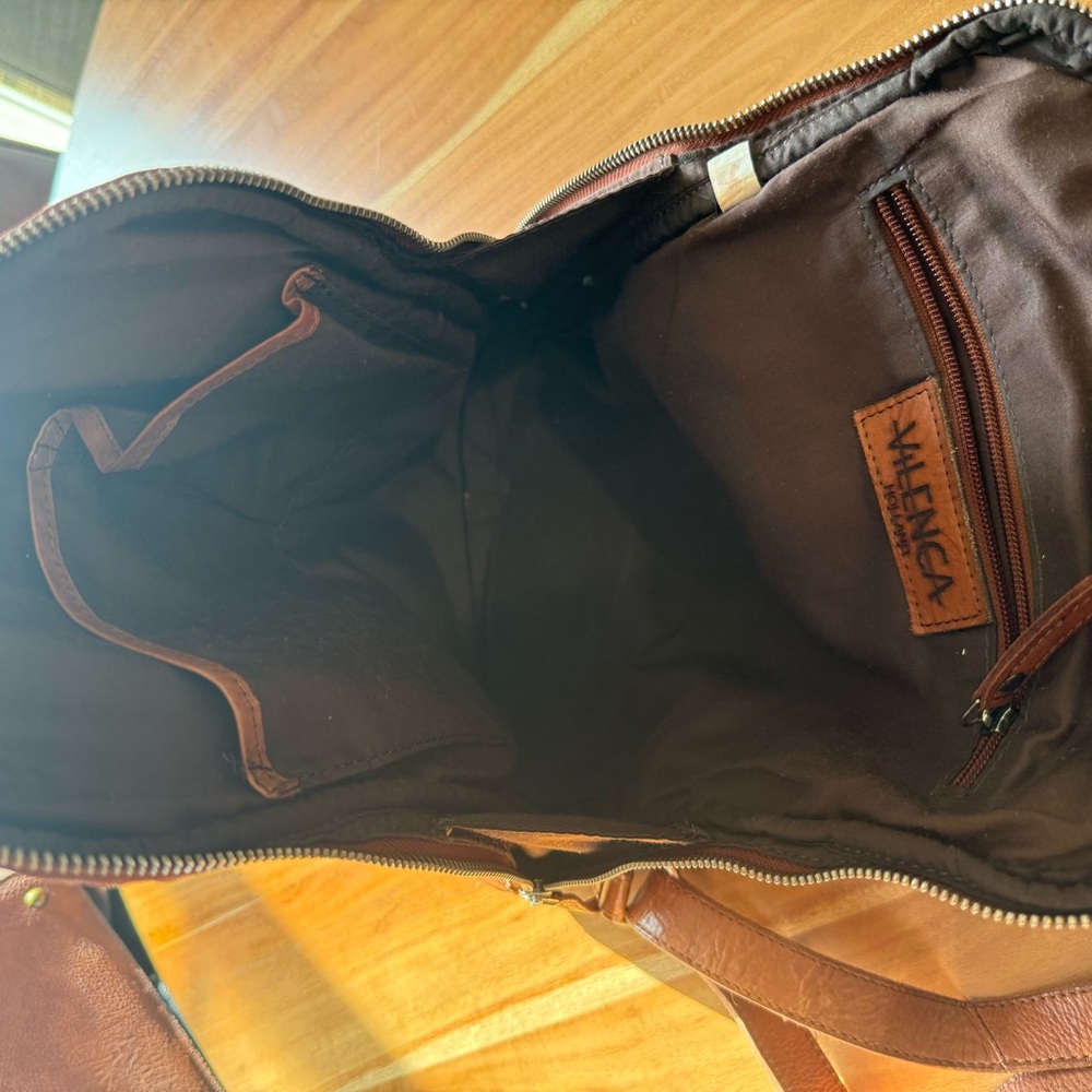 Woven Leather Backpack - Picture 9 of 14